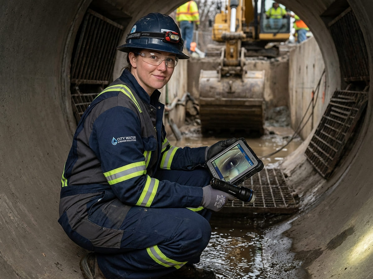 Sewer Line Inspection & Replacement in Ethridge